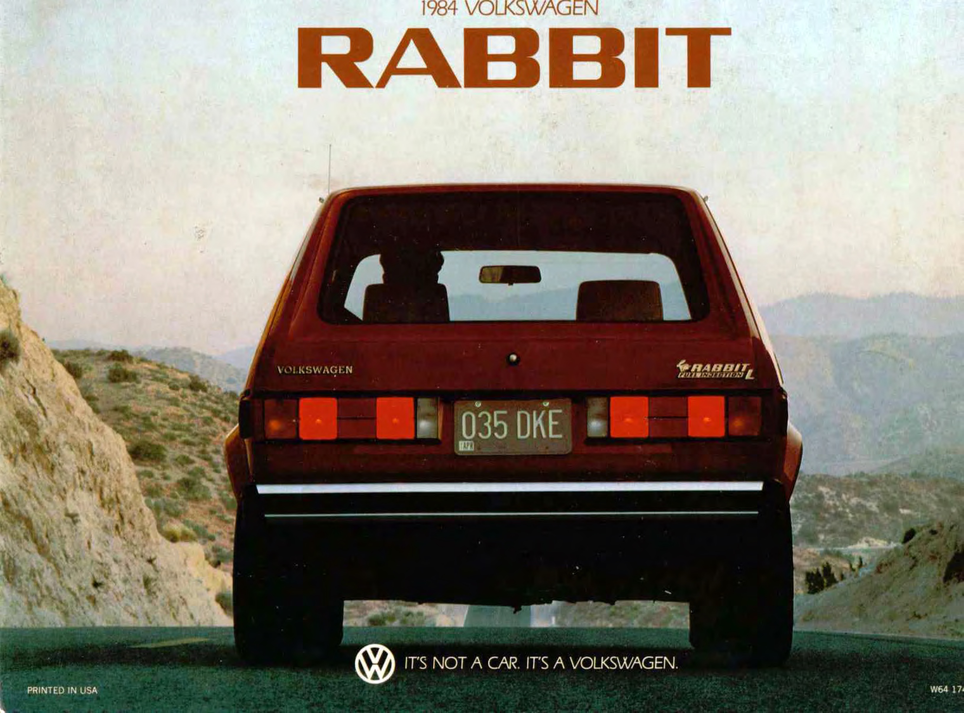 1984 VW Rabbit Brochure Page 4